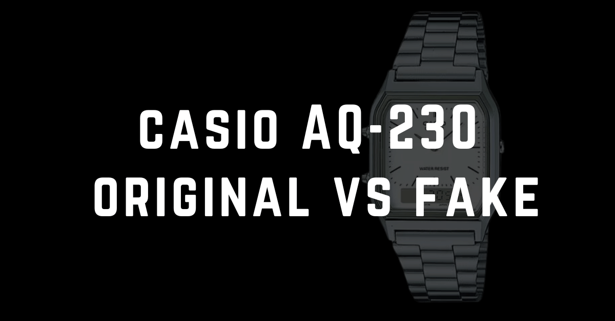 Casio Vintage a158wa Original vs Fake