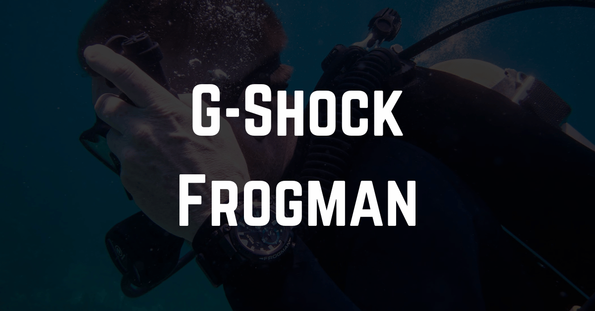 G Shock Frogman