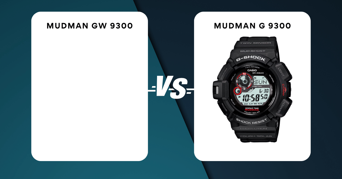 Mudman Gw 9300 Vs Mudman G 9300