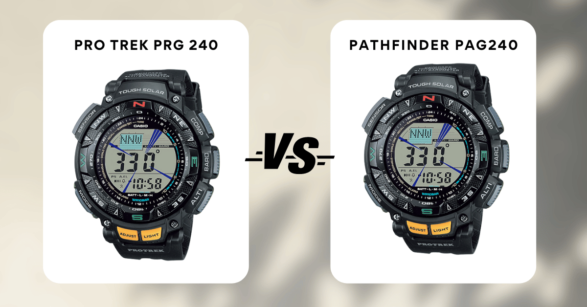 Pro Trek PRG 240 vs Pathfinder PAG240