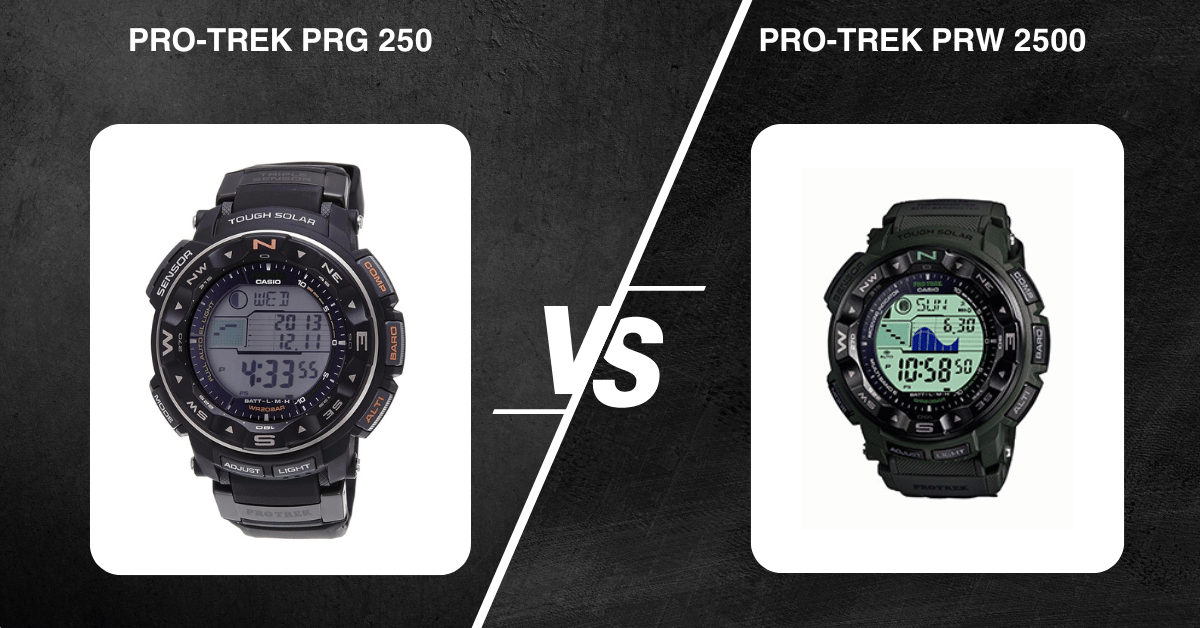 Pro-Trek Prg 250 Vs Prw 2500