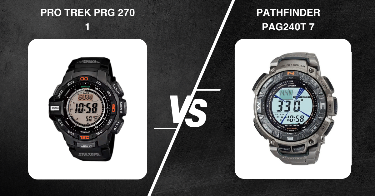 Pro-Trek Prg 270 1 Vs Pathfinder Pag240T 7