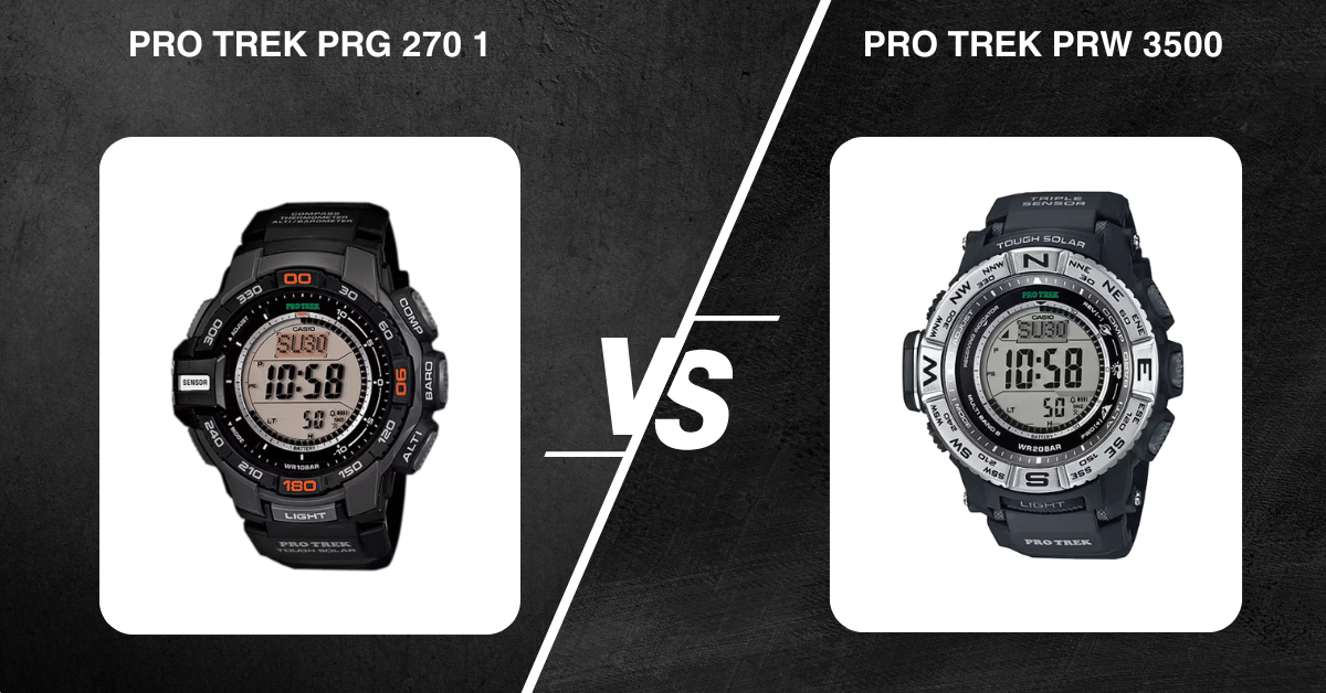 Pro Trek Prg 270 1 Vs Prw 3500