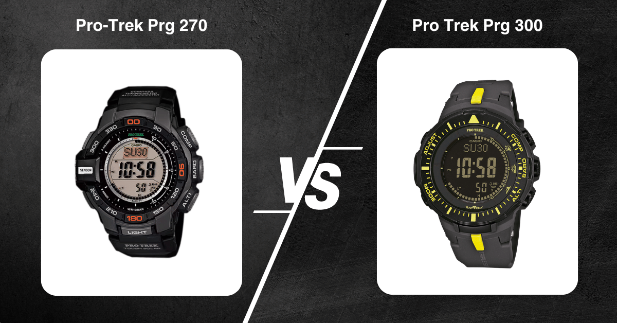 Pro-Trek Prg 270 Vs Prg 300