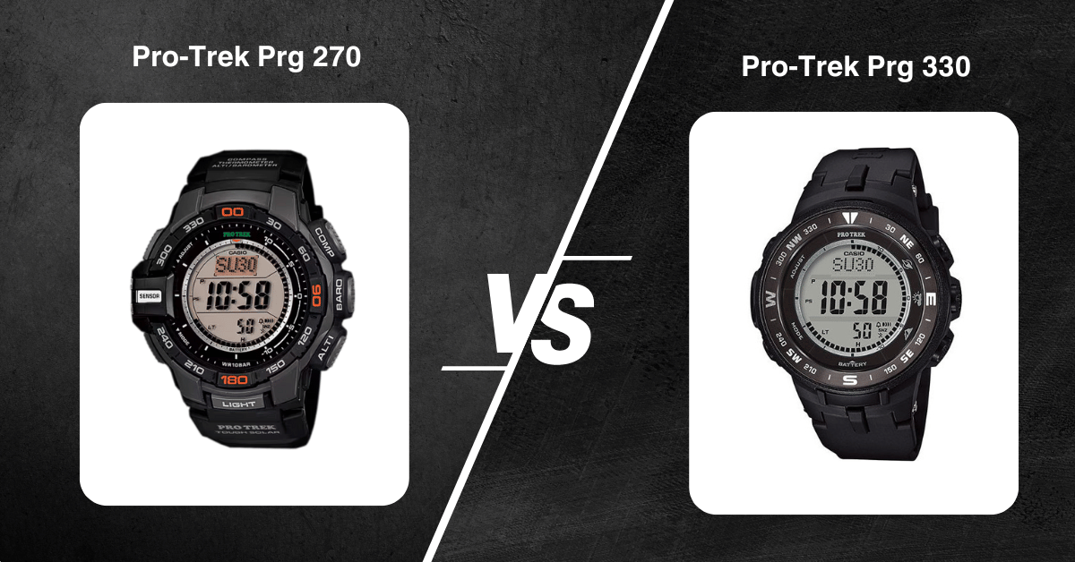 Pro-Trek Prg 270 Vs Prg 330