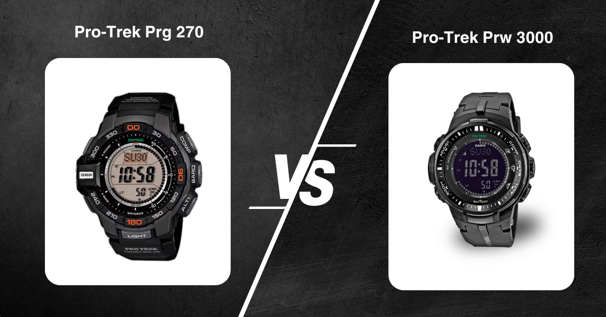 Pro-Trek Prg 270 Vs Prw 3000