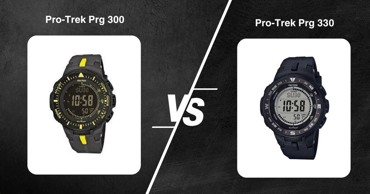 Pro-Trek Prg 300 Vs Prg 330