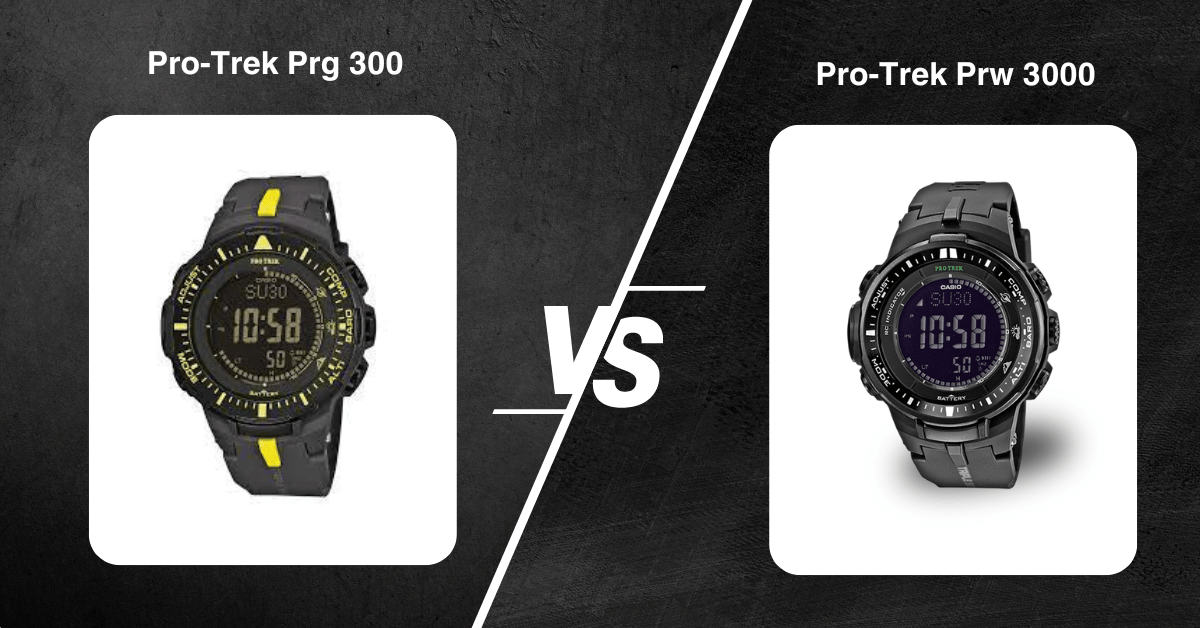 Pro-Trek Prg 300 Vs Prw 3000