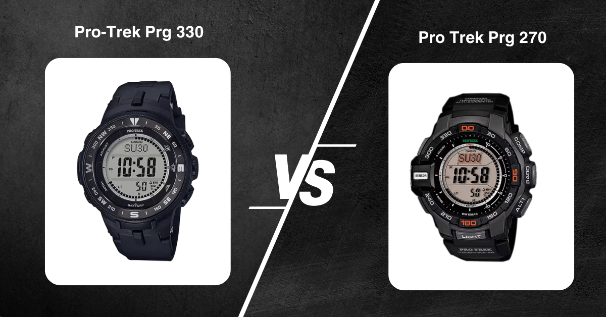 Pro Trek Prg 330 Vs Prg 270