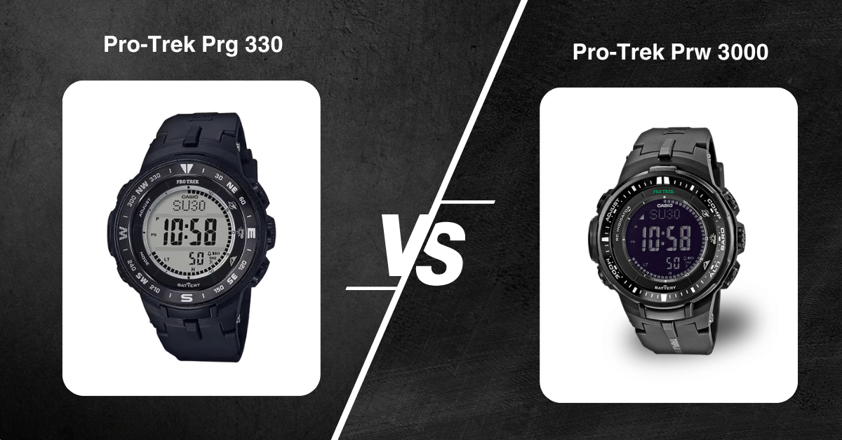 Pro-Trek Prg 330 Vs Prw 3000