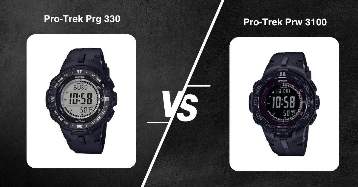 Pro-Trek Prg 330 Vs Prw 3100