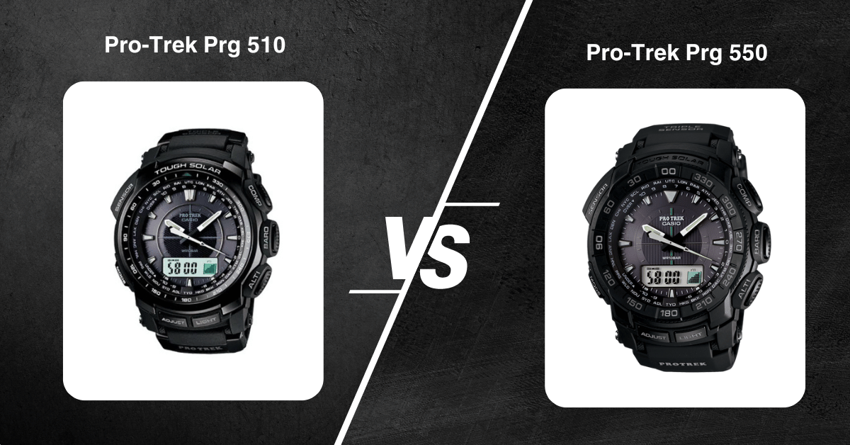 Pro-Trek Prg 510 Vs Prg 550