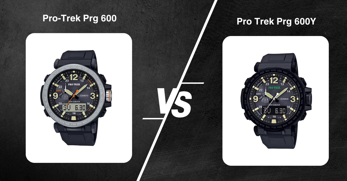 Pro-Trek Prg 600 Vs Prg 600Y