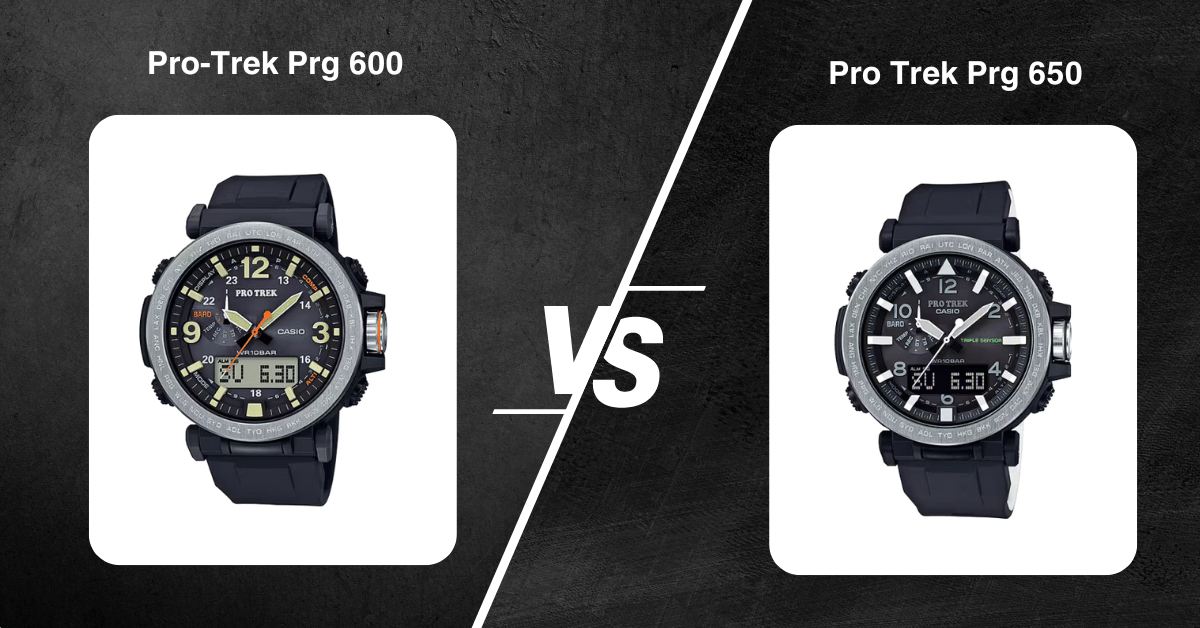 Pro-Trek Prg 600 Vs Prg 650