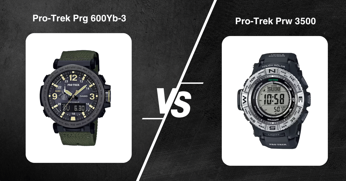 Pro-Trek Prg 600Yb-3 Vs Prw 3500