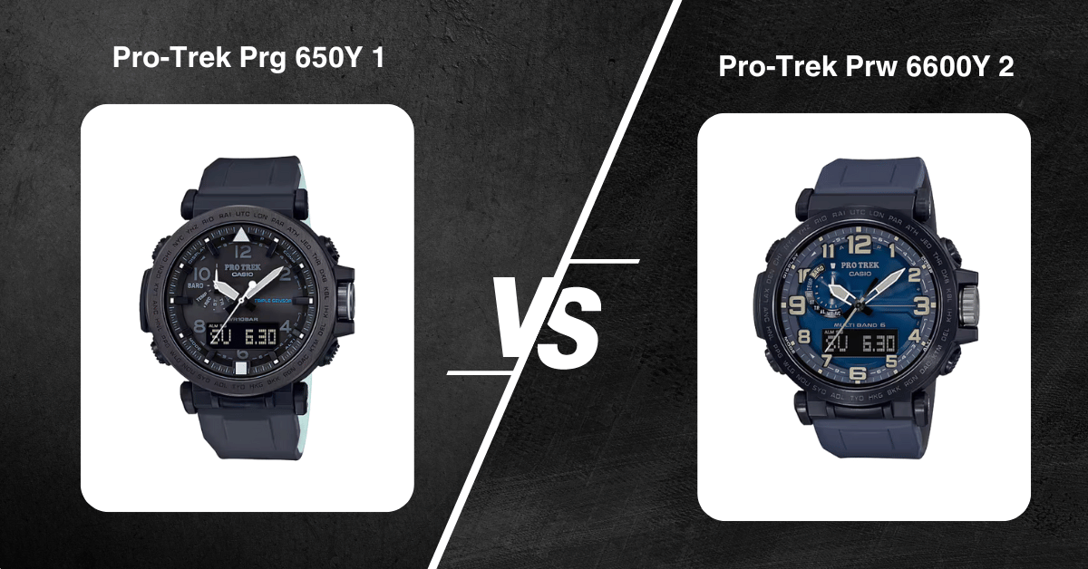 Pro-Trek Prg 650Y 1 Vs Prw 6600Y 2