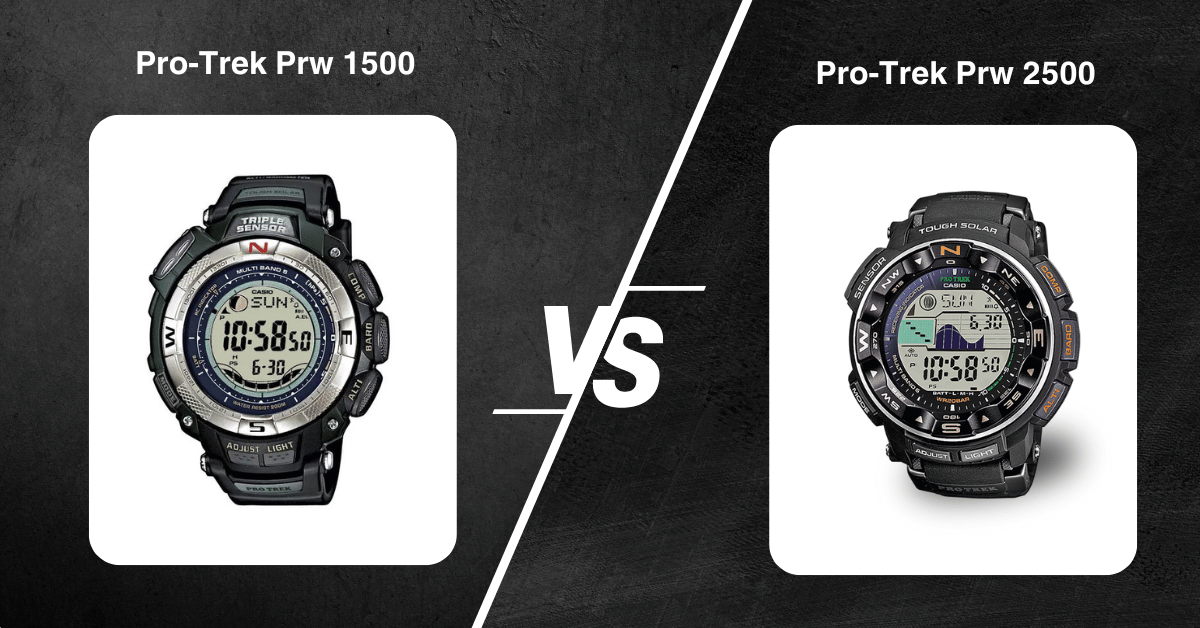 Pro-Trek Prw 1500 Vs Prw 2500