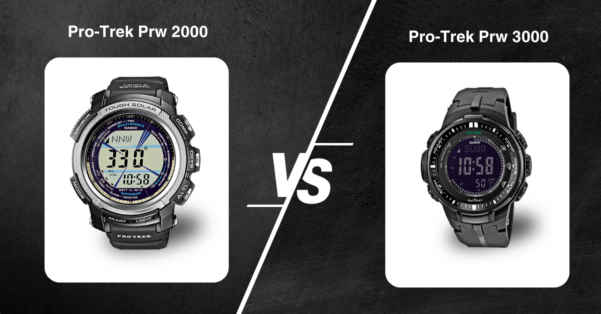 Pro-Trek Prw 2000 Vs Prw 3000