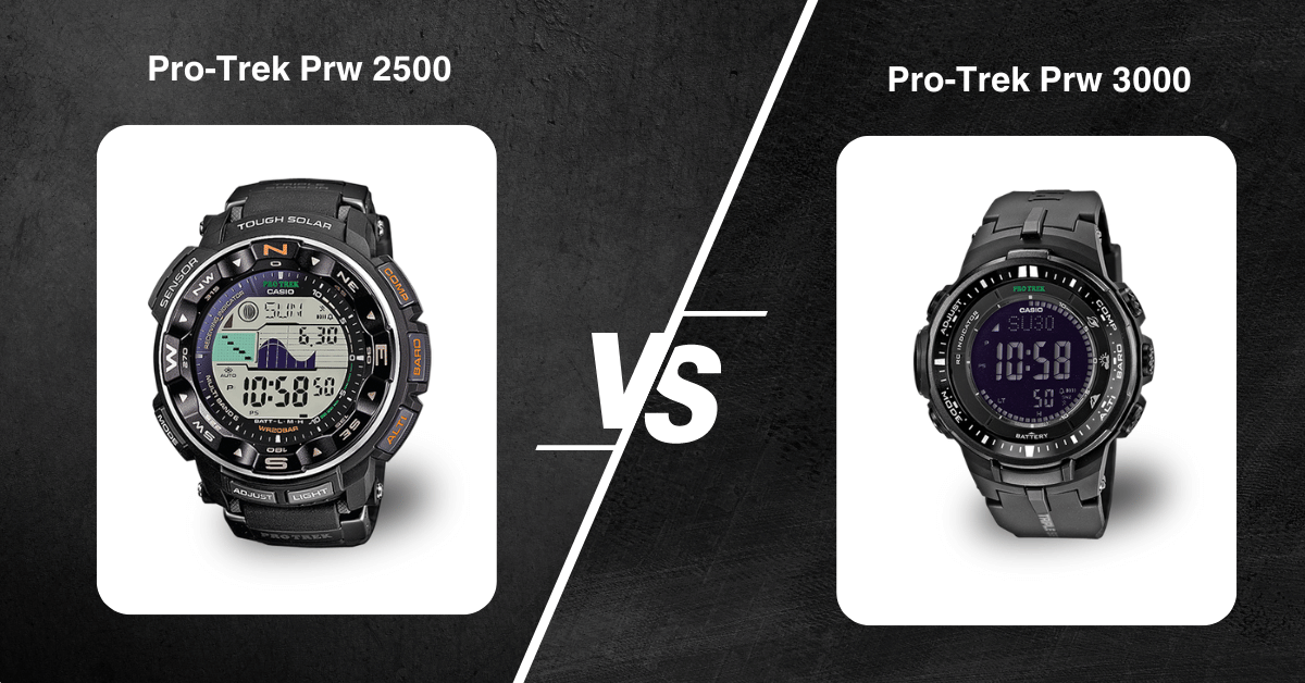 Pro-Trek Prw 2500 Vs Prw 3000