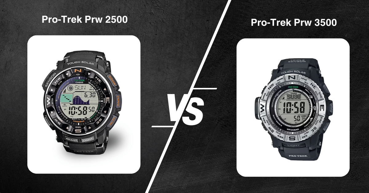 Pro-Trek Prw 2500 Vs Prw 3500