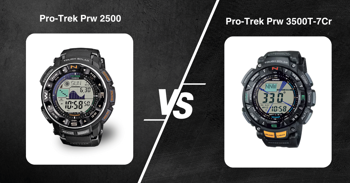 Pro-Trek Prw 2500 Vs Prw 3500T-7Cr