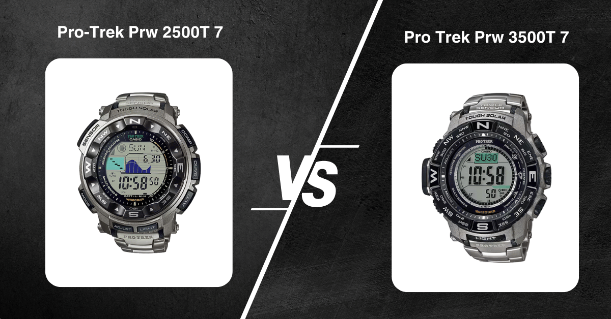 Pro-Trek Prw 2500T 7 Vs Prw 3500T 7