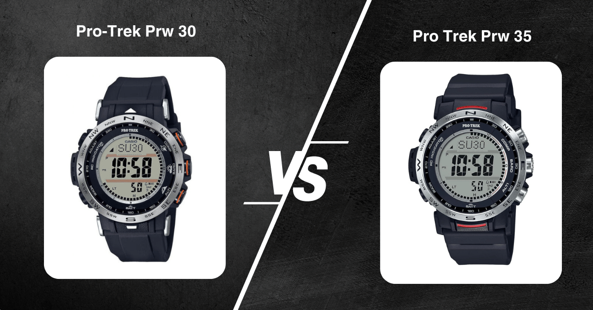 Pro-Trek Prw 30 Vs Prw 35