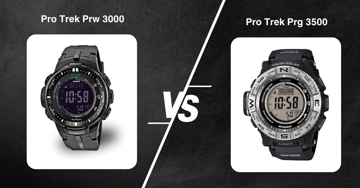 Pro-Trek Prw 3000 Vs Pro-Trek Prw 3500