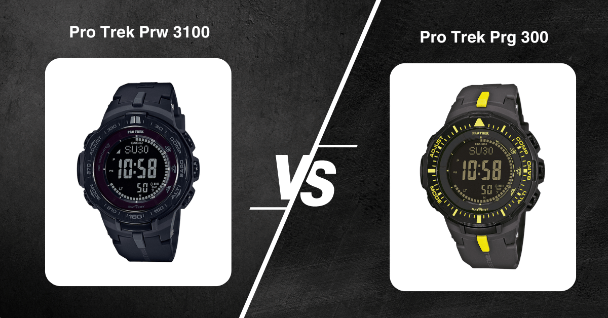 Pro-Trek Prw 3100 Vs Prg 300