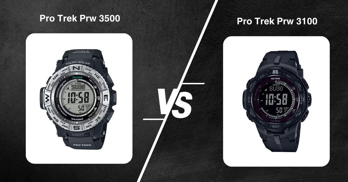 Pro-Trek Prw 3100 Vs Prw 3500