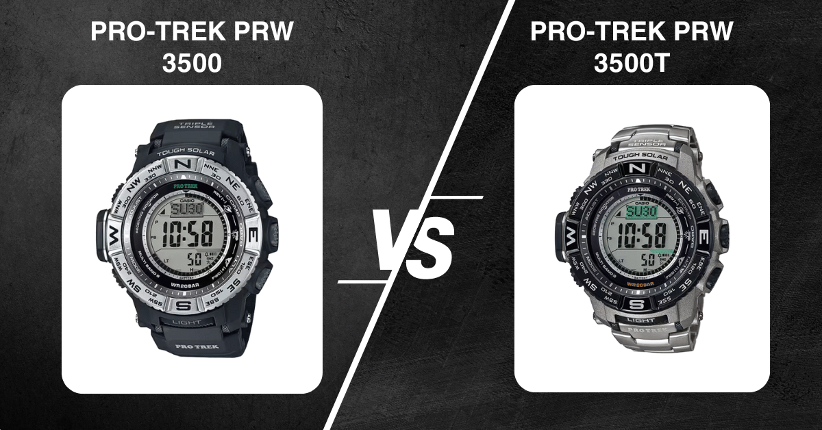 Pro-Trek Prw 3500 Vs Prw 3500T