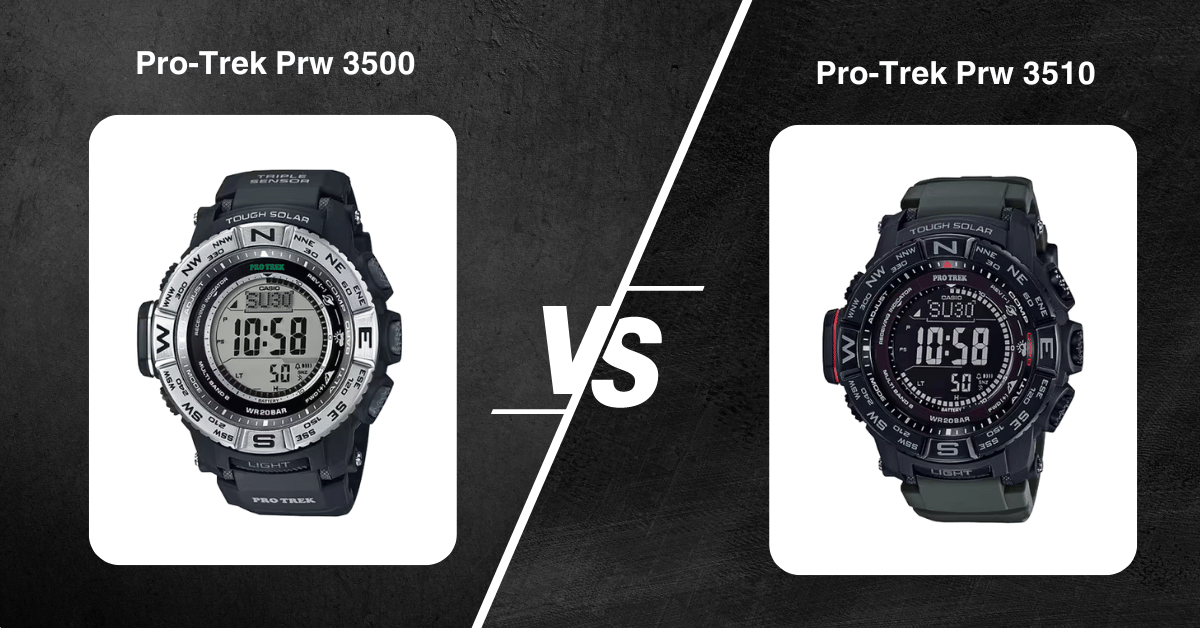 Pro-Trek Prw 3500 Vs Prw 3510