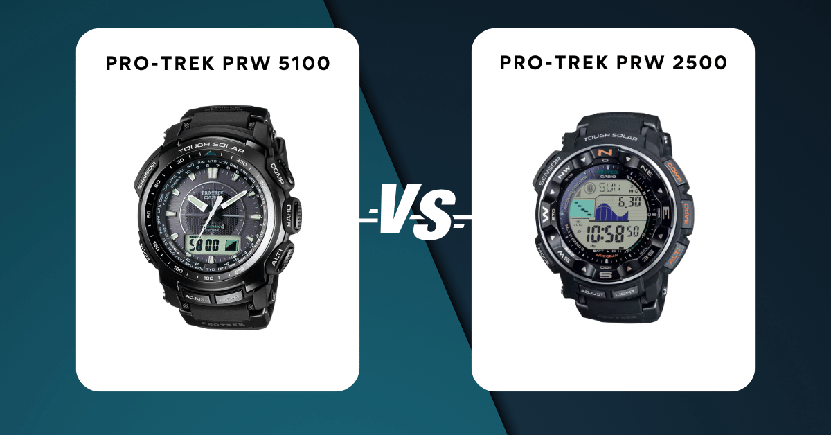 Pro-Trek Prw 5100 Vs Pro-Trek Prw 2500