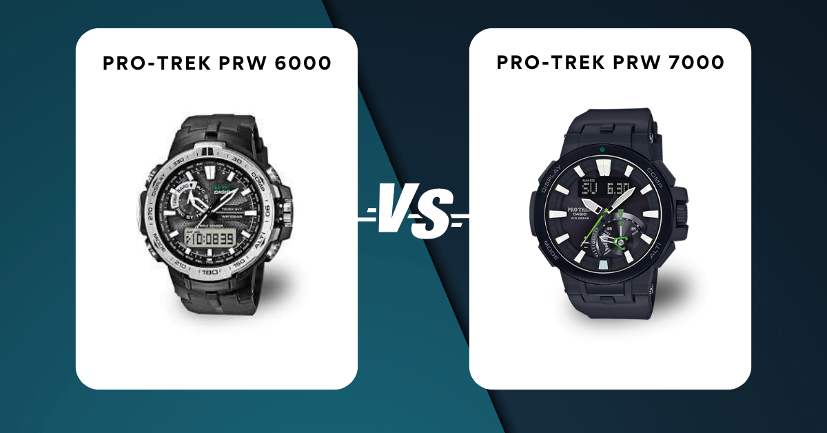 Pro-Trek Prw 6000 Vs. Pro-Trek Prw 7000