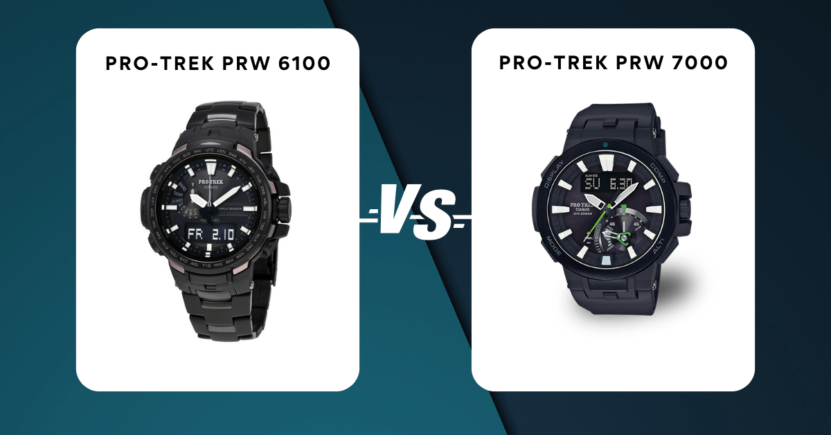 Pro-Trek Prw 6100 Vs Pro-Trek Prw 7000