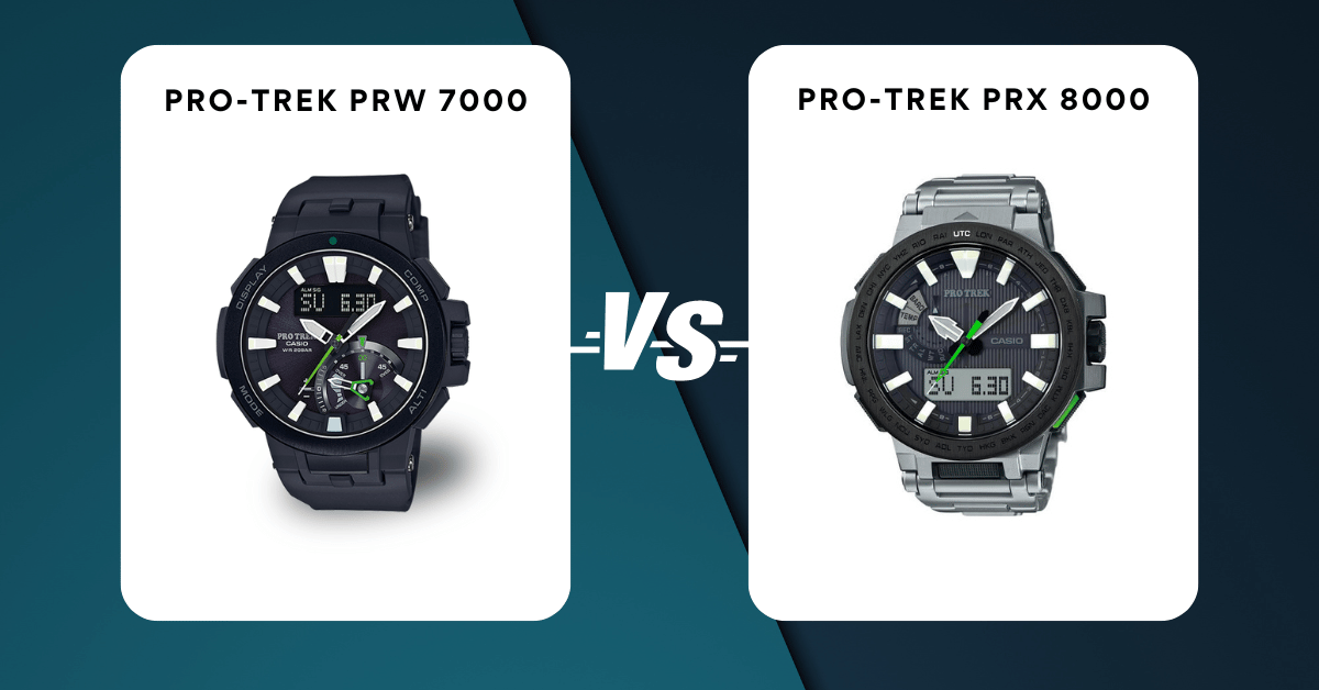 Pro-Trek Prw 7000 Vs Pro-Trek Prx 8000