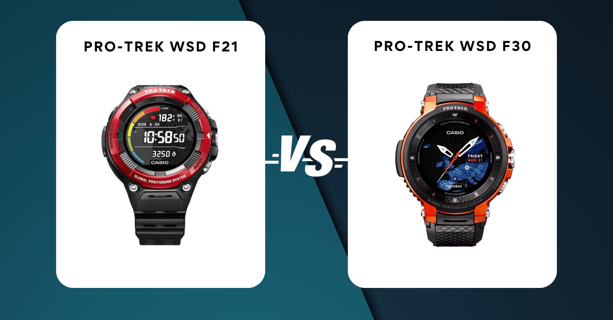 Pro-Trek Wsd F21 Vs Pro-Trek Wsd F30