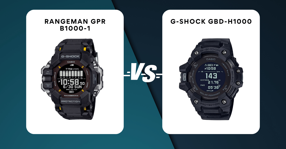 Rangeman Gpr B1000-1 Vs G-Shock Gbd-H1000