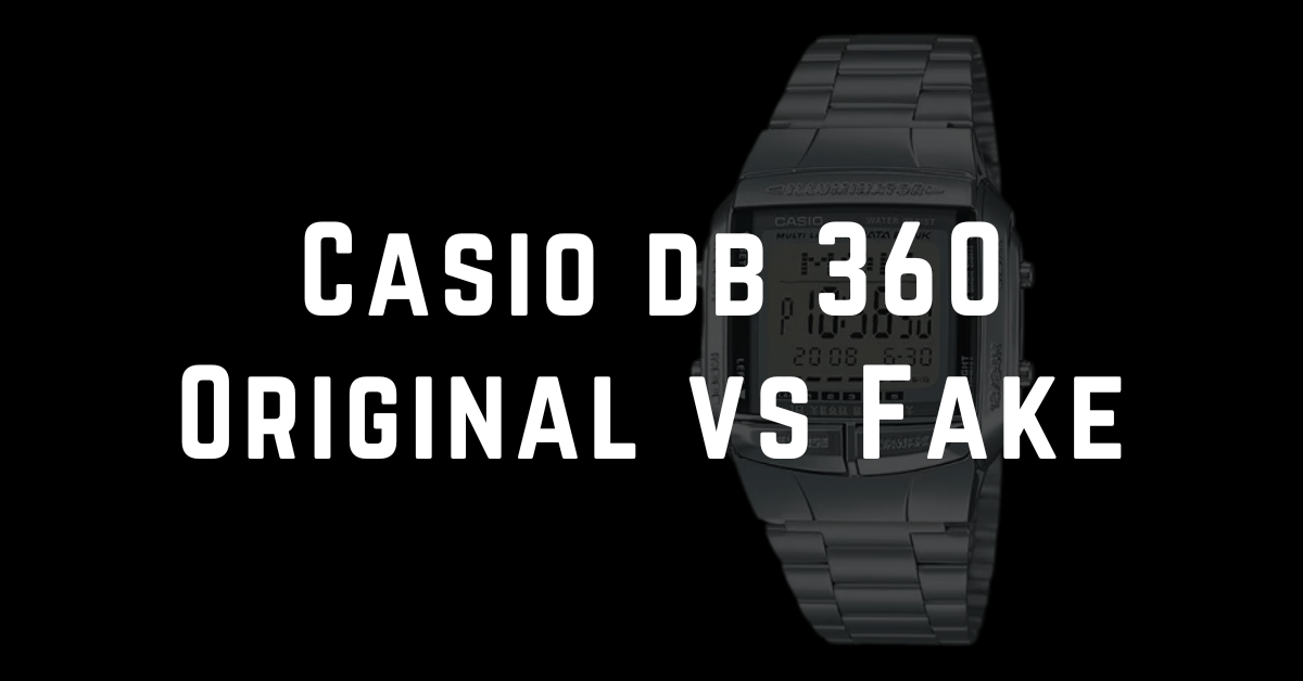 casio db 360 original vs fake