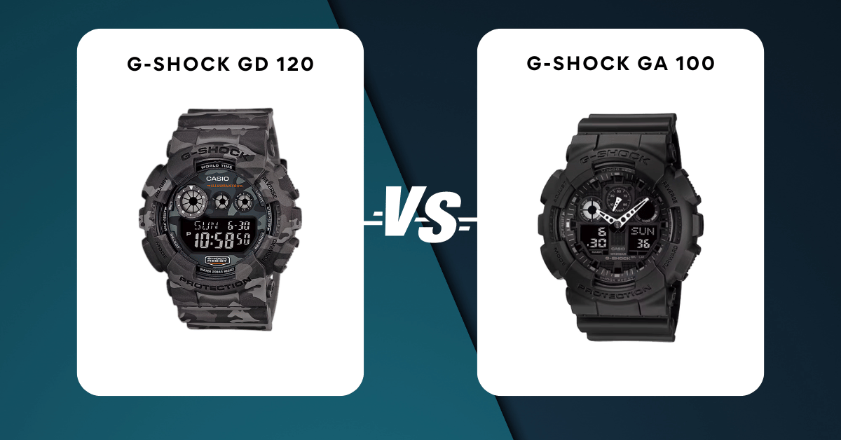 g-shock gd 120 vs g-shock ga 100