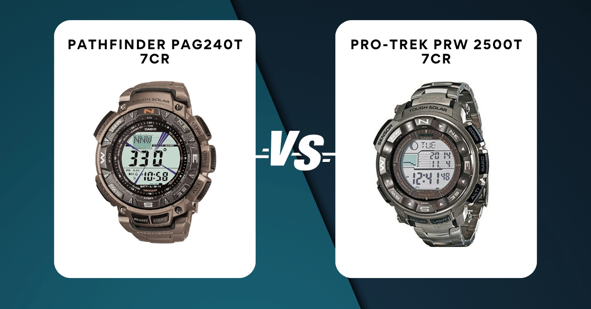 pathfinder pag240t 7cr vs pro-trek prw 2500t 7cr