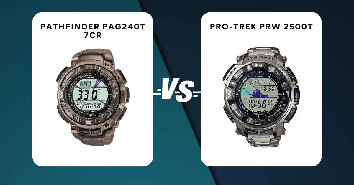 pathfinder pag240t 7cr vs pro-trek prw 2500t