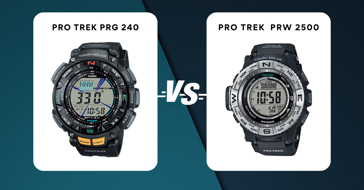 pro trek prg 240 vs pro trek prw 3500