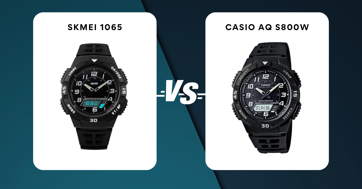 skmei 1065 vs casio aq s800w