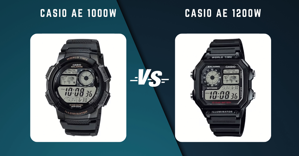 Casio Ae 1000W Vs Casio Ae 1200W