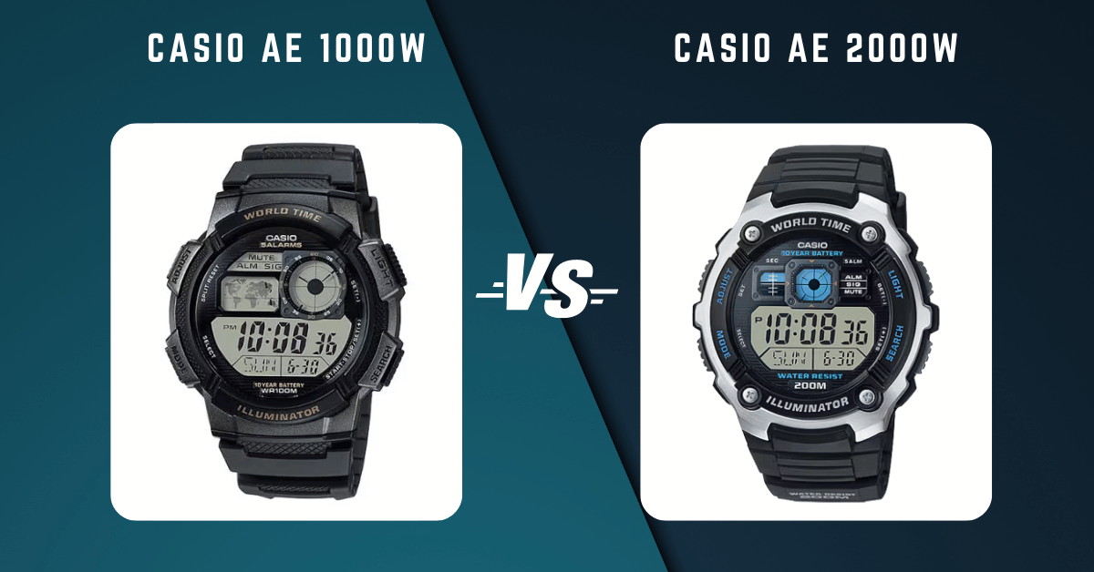 Casio Ae 1000W Vs Casio Ae 2000W