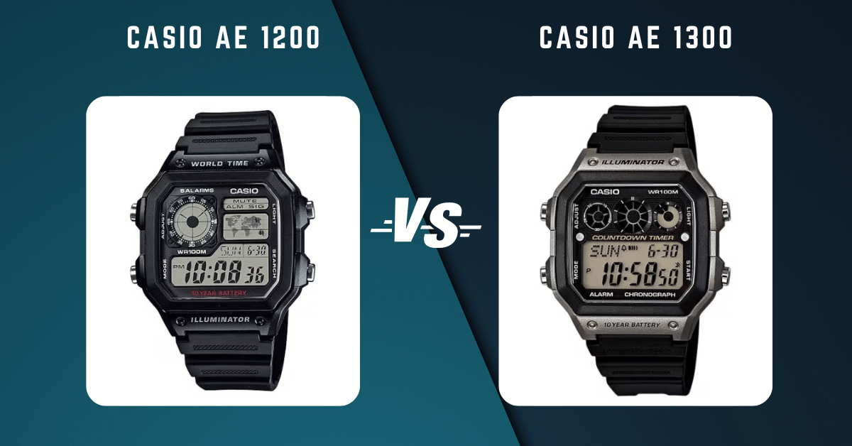 Casio Ae 1200 Vs Casio Ae 1300