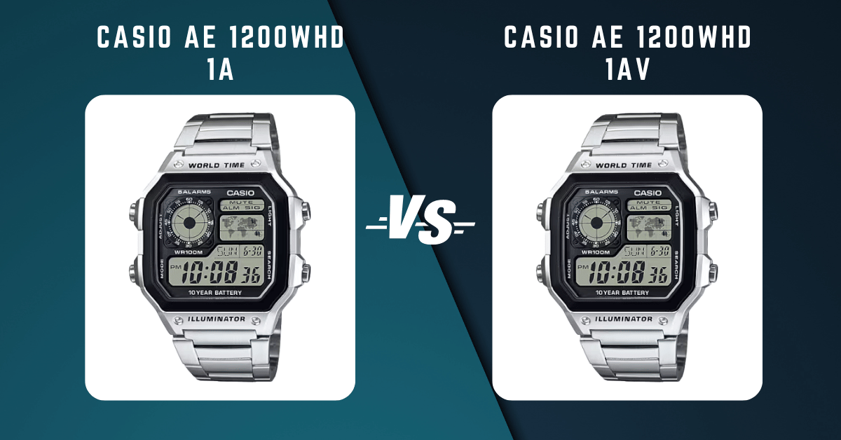 Casio Ae 1200Whd 1A Vs Casio Ae 1200Whd 1Av