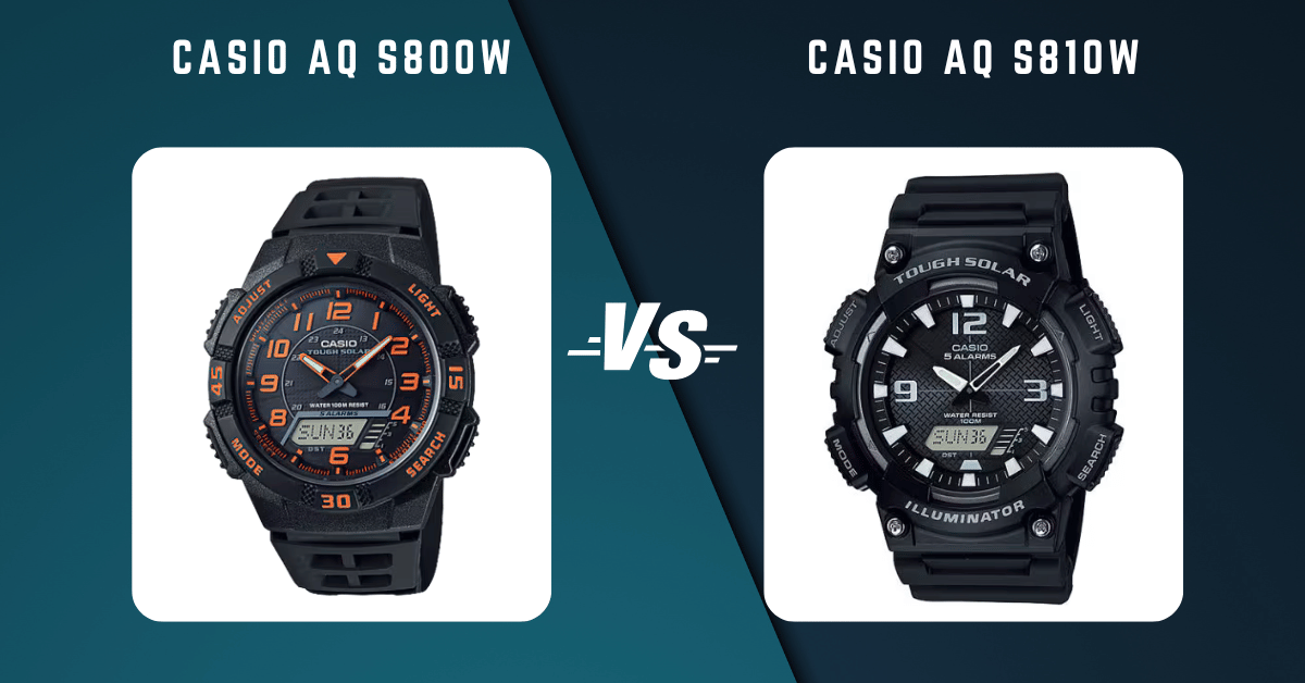 Casio Aq S800W Vs Casio Aq S810W