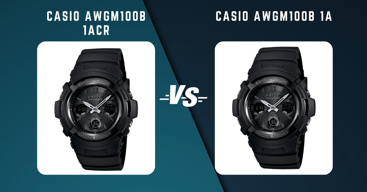 Casio Awgm100B 1A Vs Casio Awgm100B 1Acr